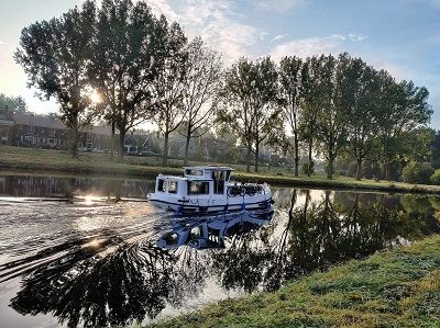 Boat in the dawn